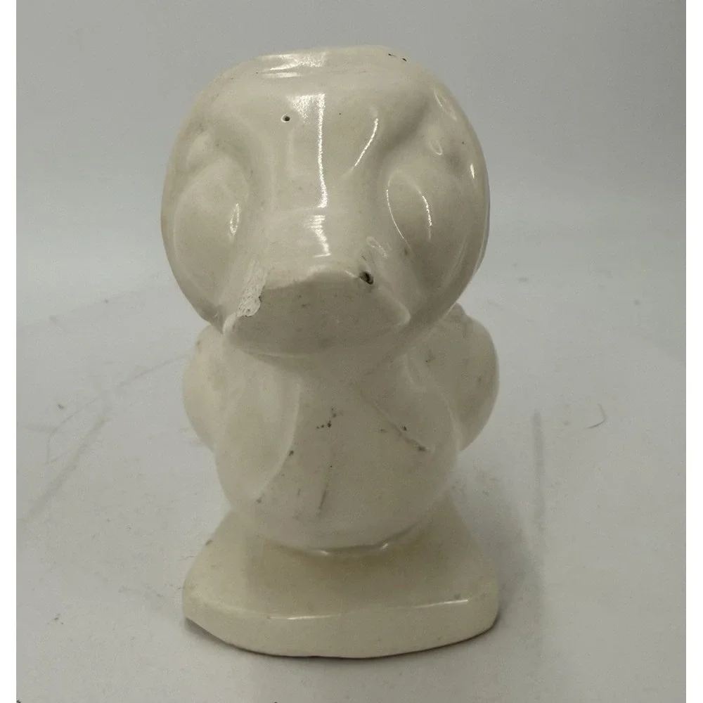 Vintage Ceramic Duck In Bonner Planter White Goose Planter Bird Pot Cottagecore